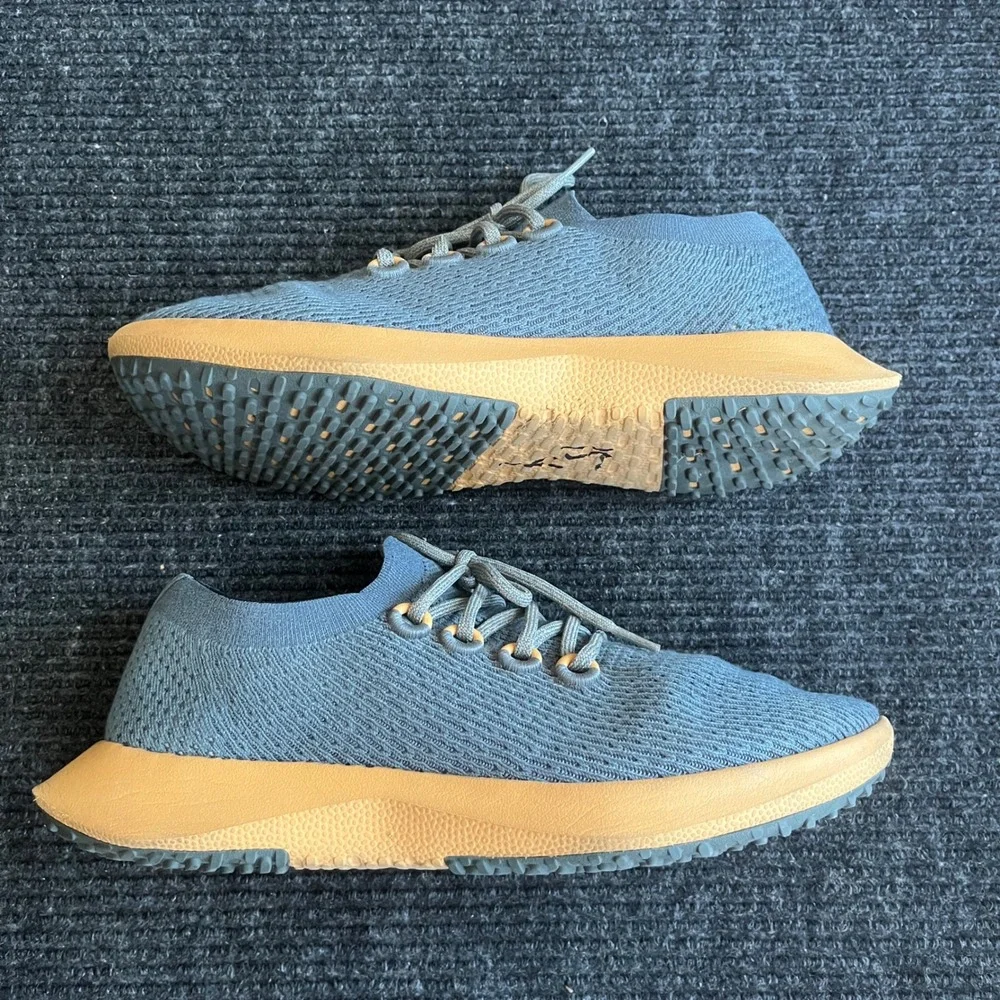 Allbirds Tree Dasher 2 Running Shoes Mens 12 Blue Grey Sustainable Sneakers